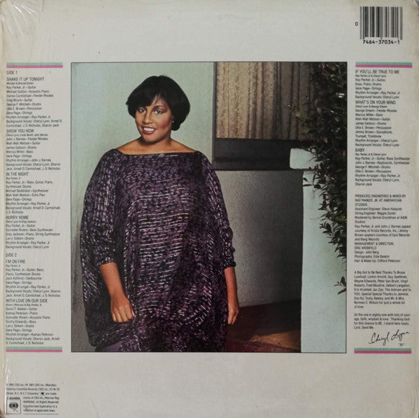 Cheryl Lynn : In The Night (LP, Album)