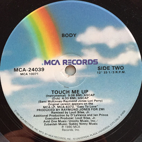 Body : Touch Me Up (12", Single)