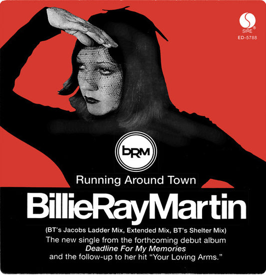 Billie Ray Martin : Running Around Town (12", Promo)