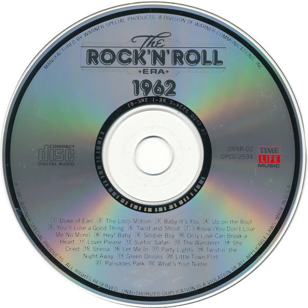 Various : The Rock 'N' Roll Era 1962 (CD, Comp, RE, RM)