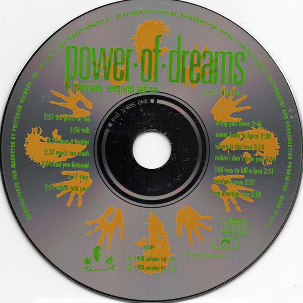 Power Of Dreams : Immigrants, Emigrants And Me (CD, Album)