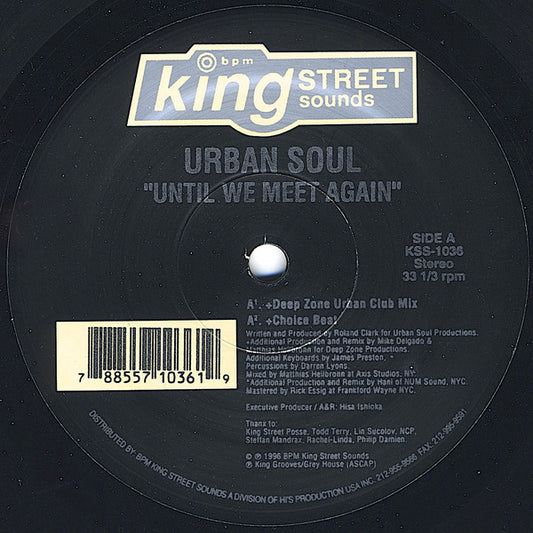 Urban Soul : Until We Meet Again (2x12")