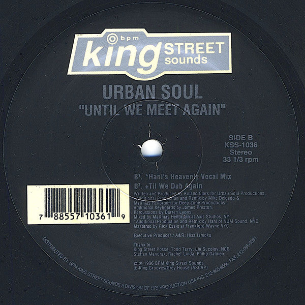 Urban Soul : Until We Meet Again (2x12")