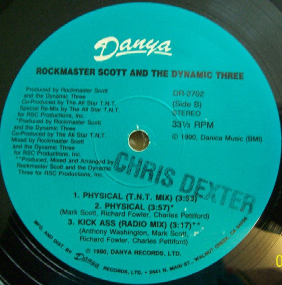 Rock Master Scott And The Dynamic Three : Physical (12")