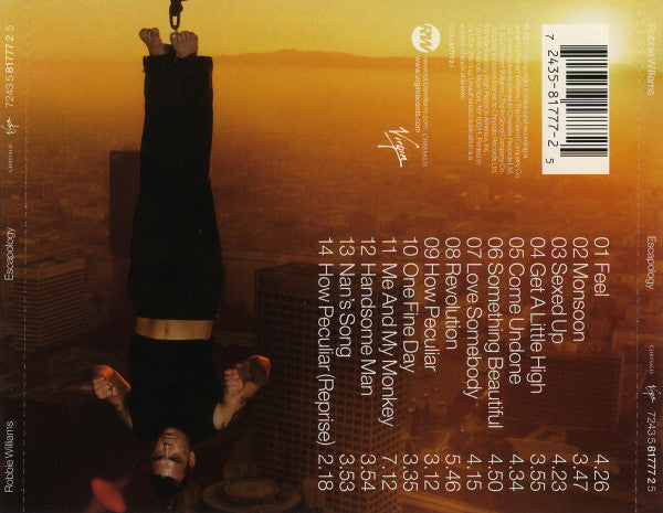 Robbie Williams : Escapology (CD, Album)