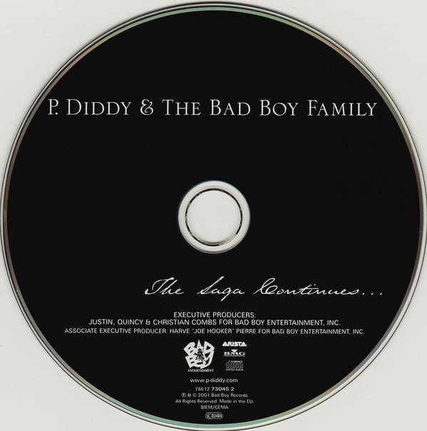 P. Diddy & The Bad Boy Family : The Saga Continues... (CD, Album)