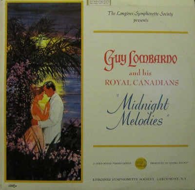 Guy Lombardo And His Royal Canadians : Midnight Melodies (LP, Album)