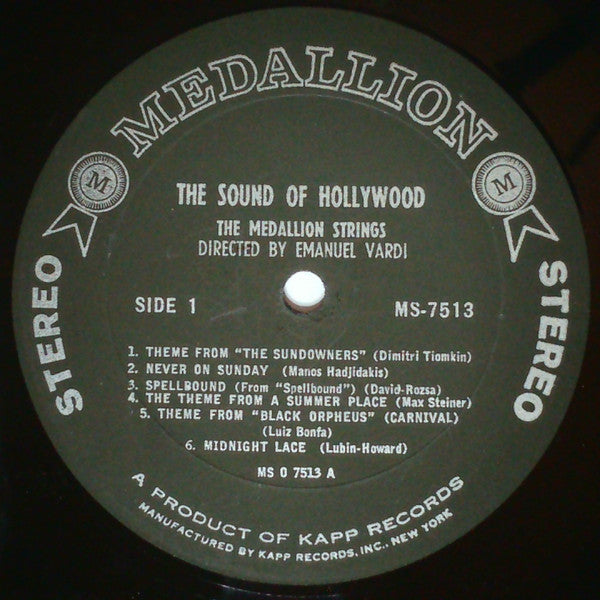 The Medallion Strings : The Sound Of Hollywood (LP, Album)