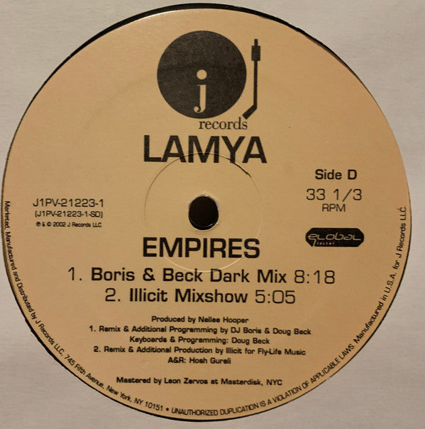 Lamya : Empires (2x12", Promo)
