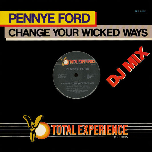 Penny Ford : Change Your Wicked Ways (12", Promo)