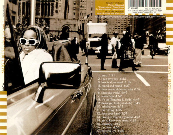 Mary J. Blige : Share My World (CD, Album, Club)