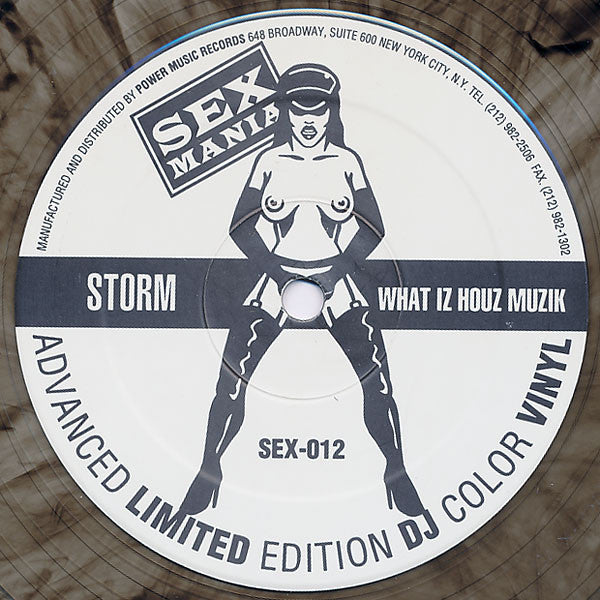 Storm Bryant : What Iz Houz Muzik (12", Ltd, Tra)