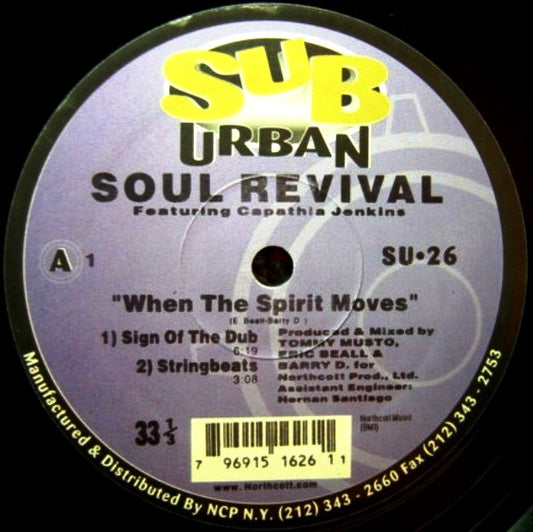 Soul Revival Featuring Capathia Jenkins : When The Spirit Moves (12")