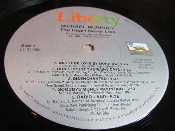 Michael Martin Murphey : The Heart Never Lies (LP, Album, Win)