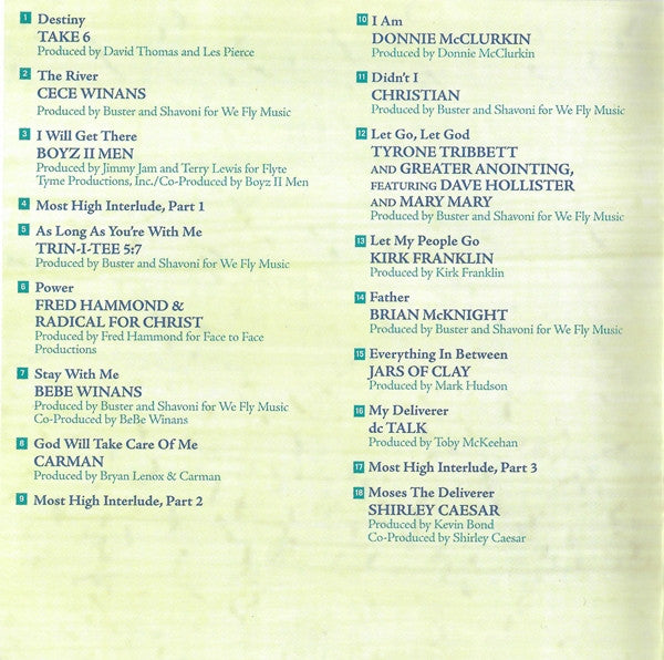 Various : The Prince Of Egypt (Inspirational) (CD, Album)