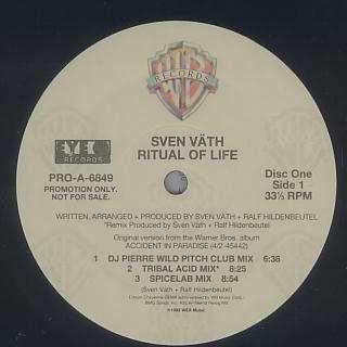Sven Väth : Ritual Of Life / An Accident In Paradise (2x12", Single, Promo)