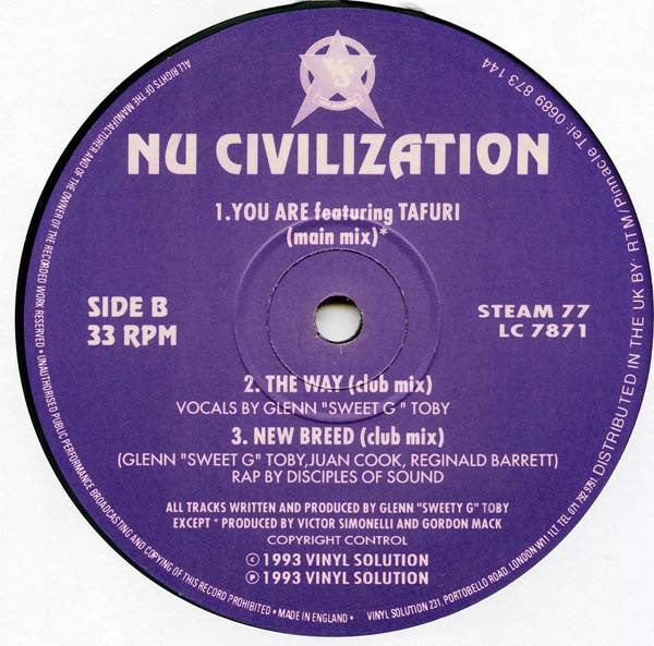 Nu Civilization : Nu Civilization (2xLP, Album)