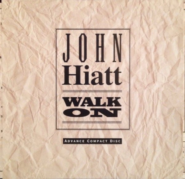 John Hiatt : Walk On (CD, Album, Promo)