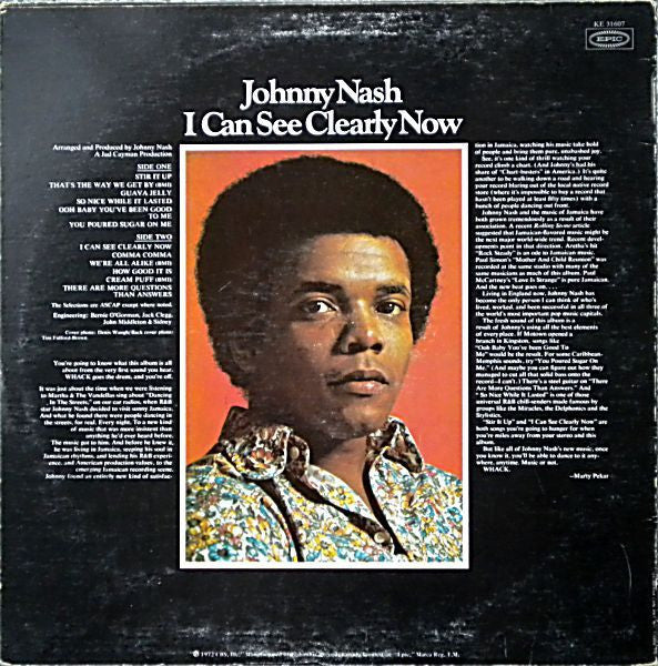Johnny Nash : I Can See Clearly Now (LP, Album)