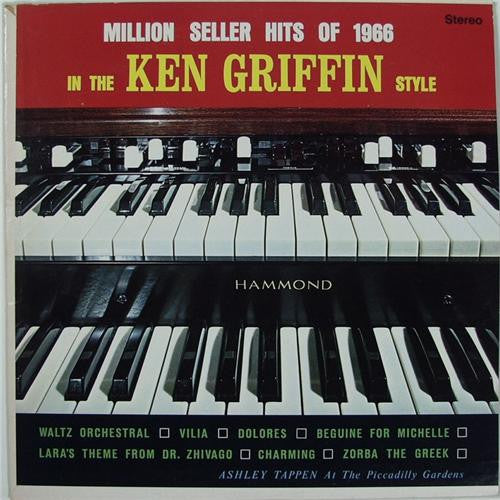 Ashley Tappen : Million Seller Hits Of 1966 (LP)