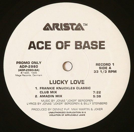 Ace Of Base : Lucky Love (2x12", Promo)