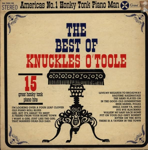Knuckles O'Toole : The Best Of Knuckles O'Toole (LP, Comp)