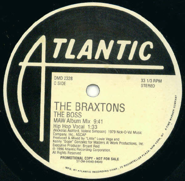 The Braxtons : The Boss (2x12", Promo)