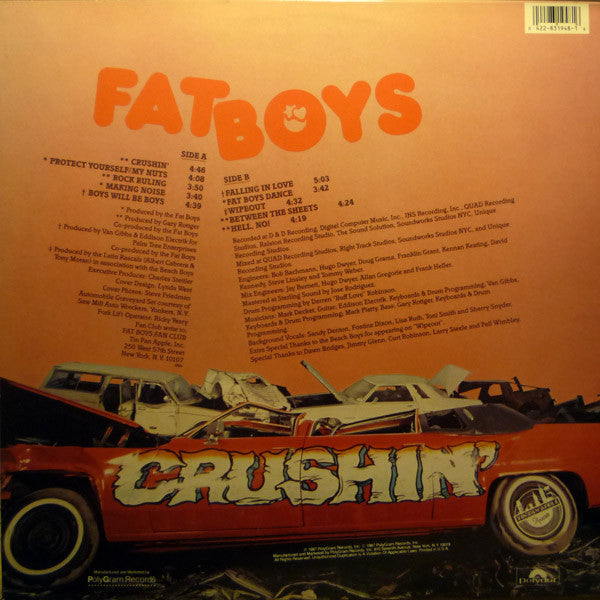 Fat Boys : Crushin' (LP, Album)