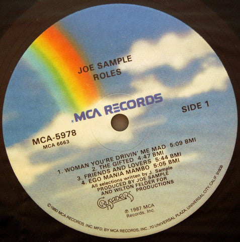 Joe Sample : Roles (LP, Album)