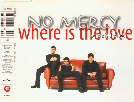 No Mercy : Where Is The Love (CD, Maxi)