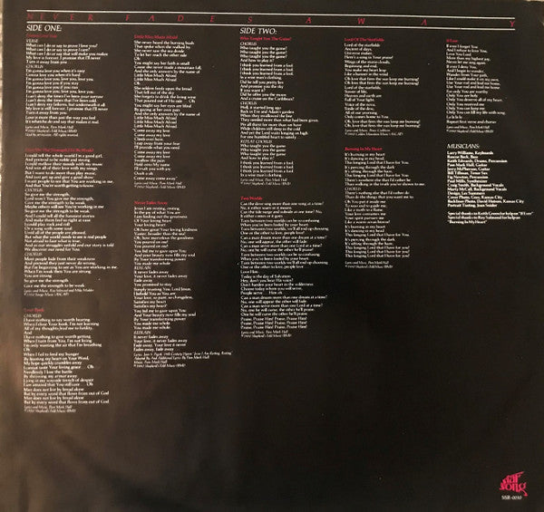 Pam Mark Hall : Never Fades Away (LP)