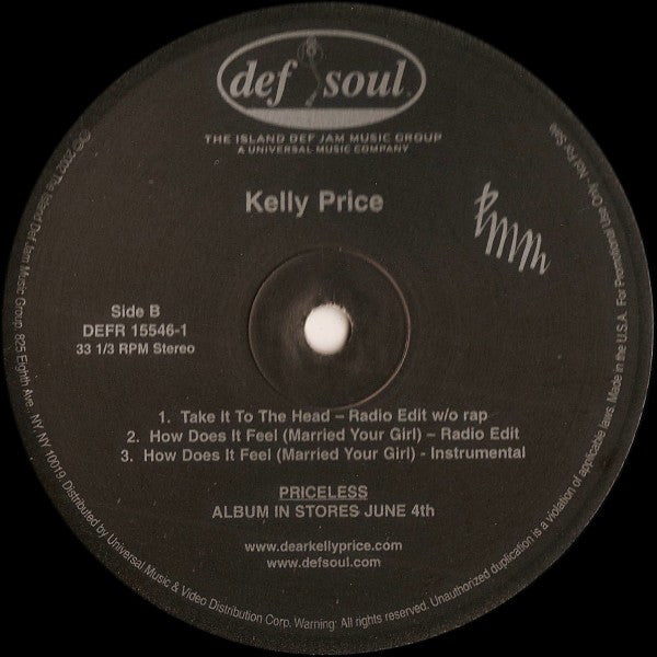 Kelly Price Feat. Keith Murray : Take It To The Head (12", Promo)