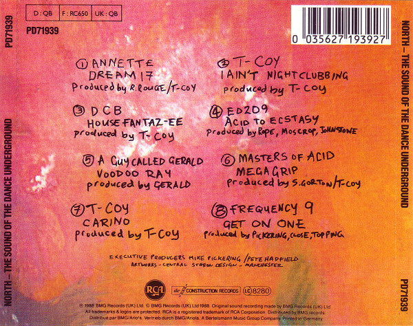 Various : North – The Sound Of The Dance Underground (CD, Comp)