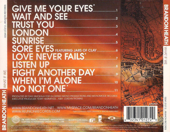 Brandon Heath : What If We (CD, Album)
