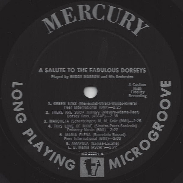 Buddy Morrow And His Orchestra : A Salute To The Fabulous Dorseys (LP, Album)