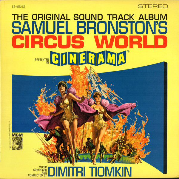 Dimitri Tiomkin : Circus World - The Original Sound Track Album (LP, Album)