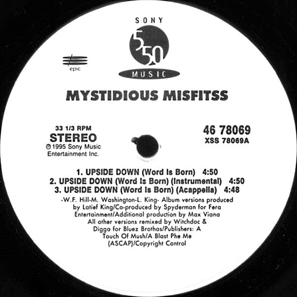 Mystidious Misfitss : Upside Down (Word Is Born) (12")