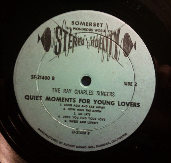 The Ray Charles Singers : Quiet Moments For Young Lovers (LP, Album)