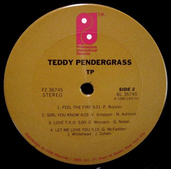 Teddy Pendergrass : TP (LP, Album)