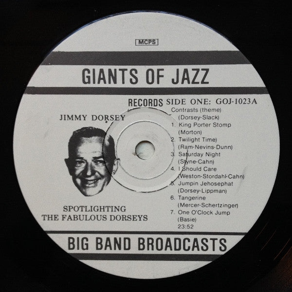 The Fabulous Dorseys : Spotlighting The Fabulous Dorseys (LP, Mono)