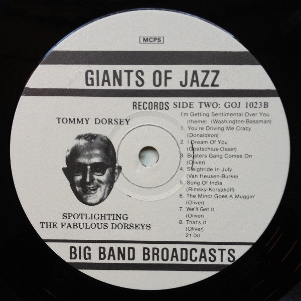 The Fabulous Dorseys : Spotlighting The Fabulous Dorseys (LP, Mono)