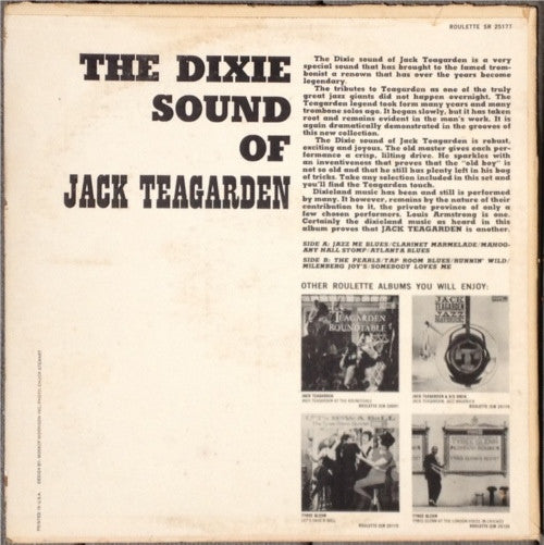 Jack Teagarden : The Dixie Sound Of Jack Teagarden (LP)