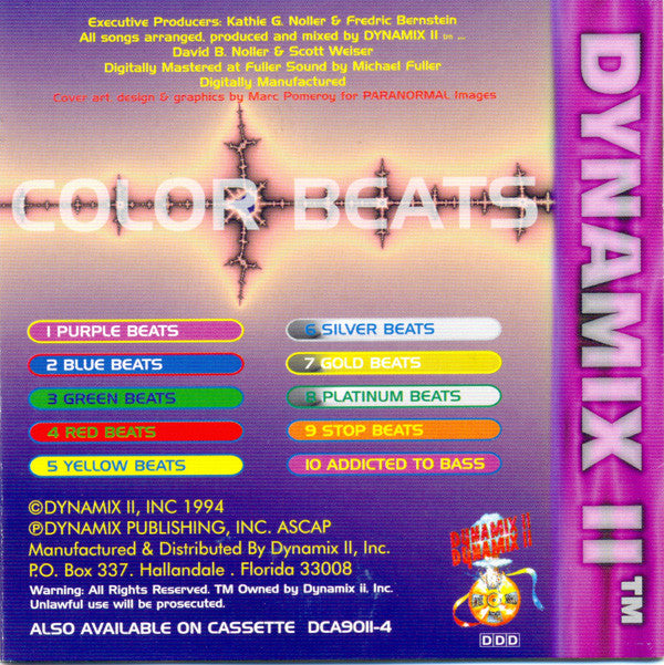 Dynamix II : Color Beats (CD, Album)