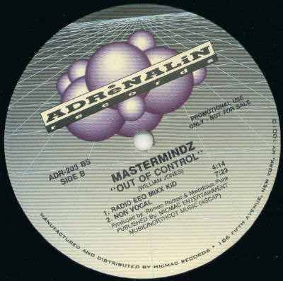 Mastermindz (2) : Out Of Control (12")