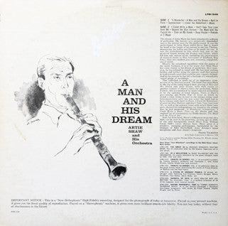 Artie Shaw : A Man And His Dream (LP, Comp, Ind)