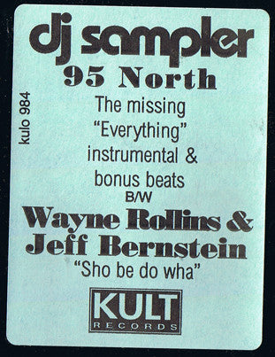 Wayne Rollins & Jeff Bernstein / 95 North : DJ Sampler (12", Smplr)
