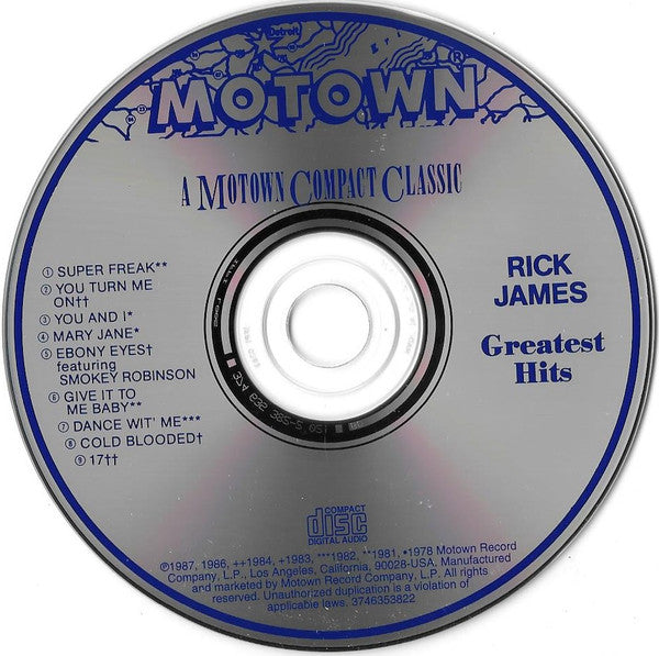 Rick James : Greatest Hits (CD, Comp)