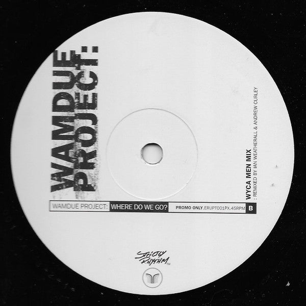 Wamdue Project : Where Do We Go? (12", Ltd, Promo)