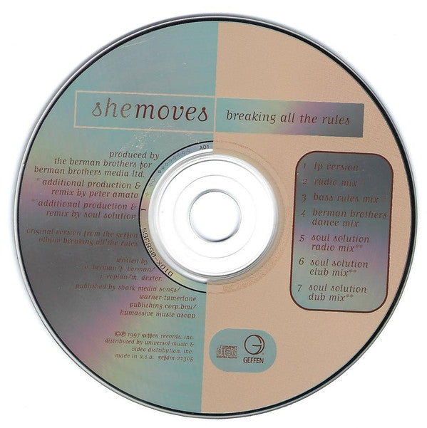 She Moves : Breaking All The Rules (CD, Maxi)