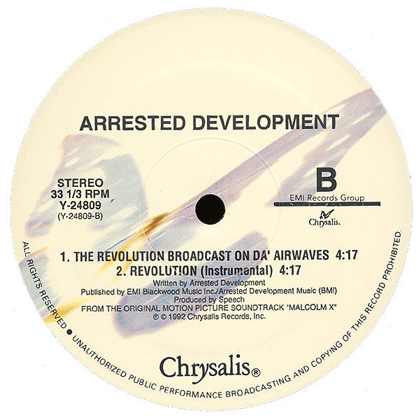 Arrested Development : Revolution (12")